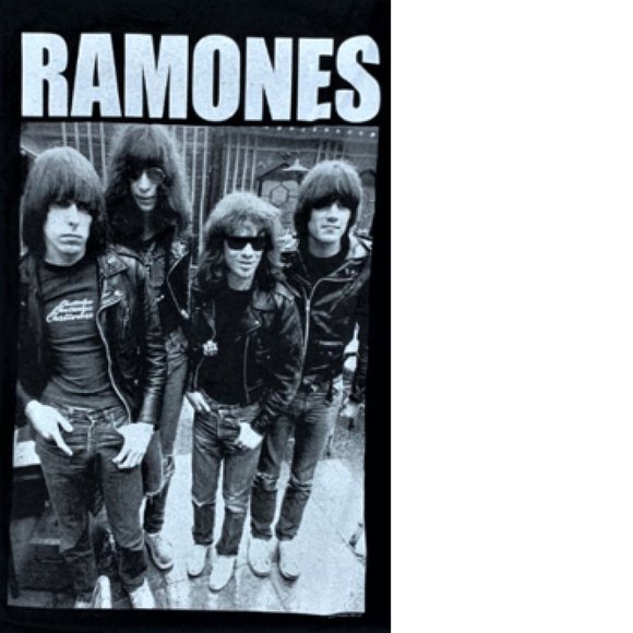 Ramones Photo Logo punk rock Girls Official Tee cotton XL NWT - Picture 3 of 3
